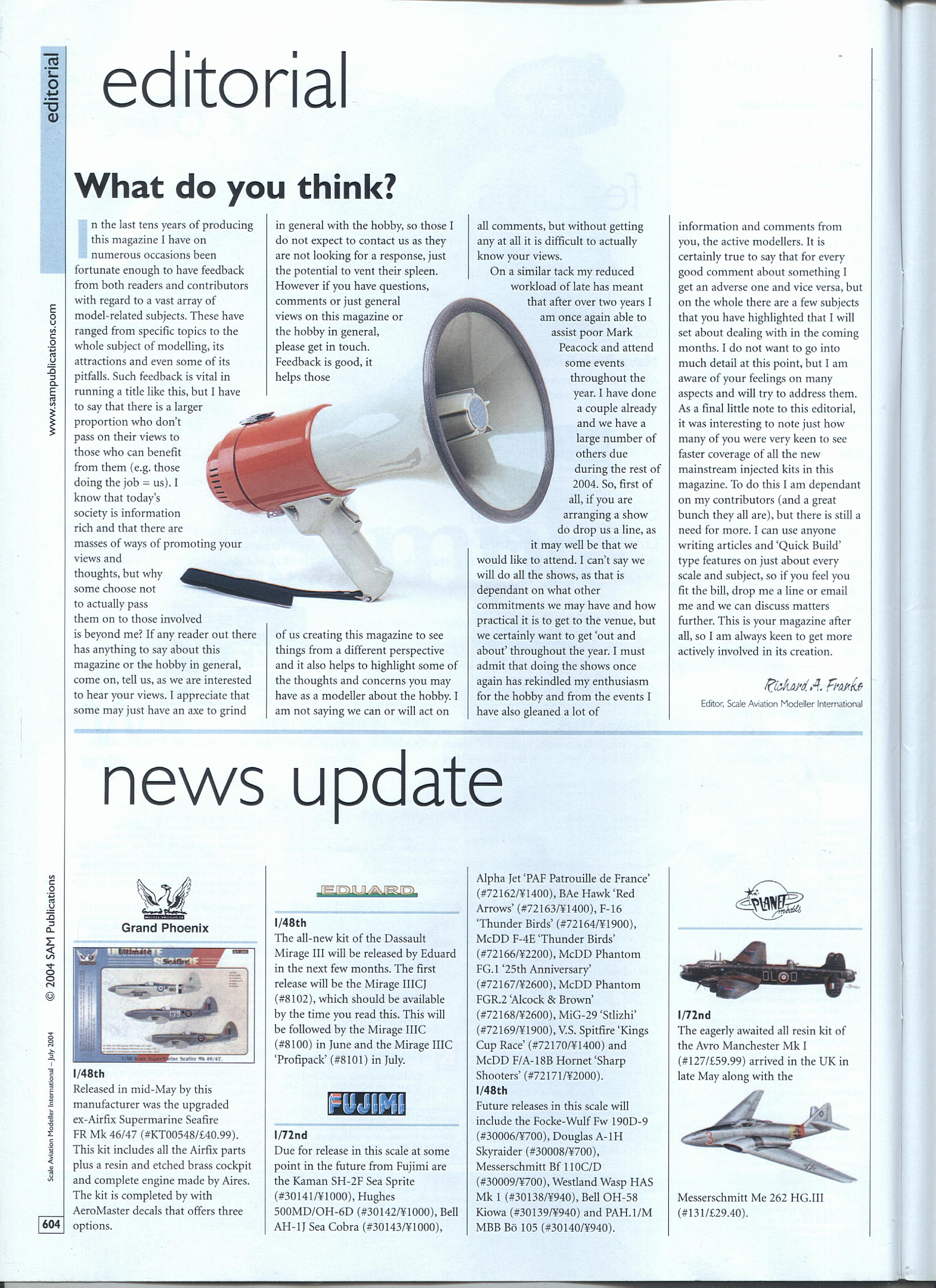 Scale Aviation Modeller International 2004-07